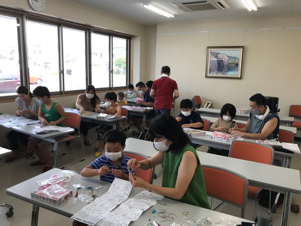 工作教室とプールと子どもの帰省 工作教室とプールと子どもの帰省