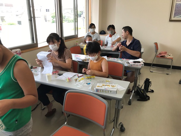 工作教室とプールと子どもの帰省 工作教室とプールと子どもの帰省