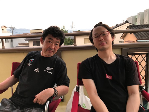 ベランダでBBQ、、、再び ベランダでBBQ、、、再び
