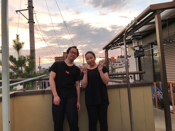 ベランダでBBQ、、、再び ベランダでBBQ、、、再び