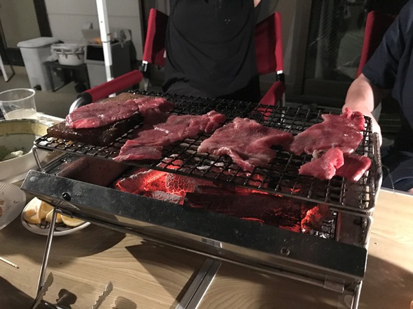 ベランダでBBQ、、、再び ベランダでBBQ、、、再び