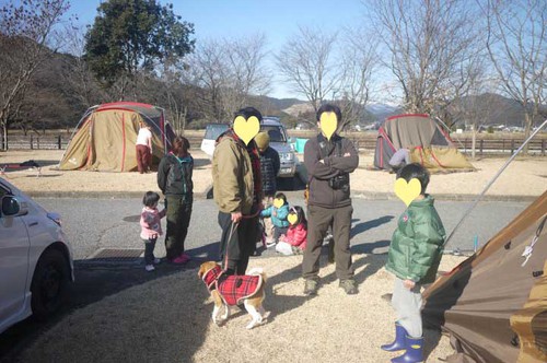 2015どんと焼き+キャンプ!! in出会いの森 2015-1-10 2015どんと焼き+キャンプ!! in出会いの森 2015-1-10