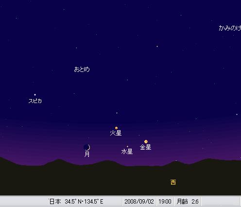金星と水星を探そう!