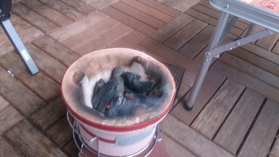 ベランダBBQ