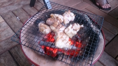 ベランダBBQ