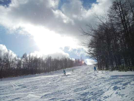 羽鳥湖高原レジーナの森で雪遊びと初スキーに挑戦　1/20～21