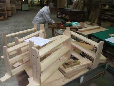 ビオのベッド制作最終チェック