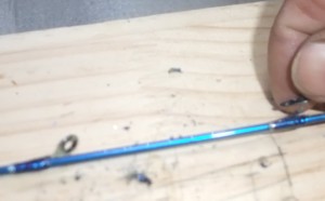 釣り竿 ガイド取り換え