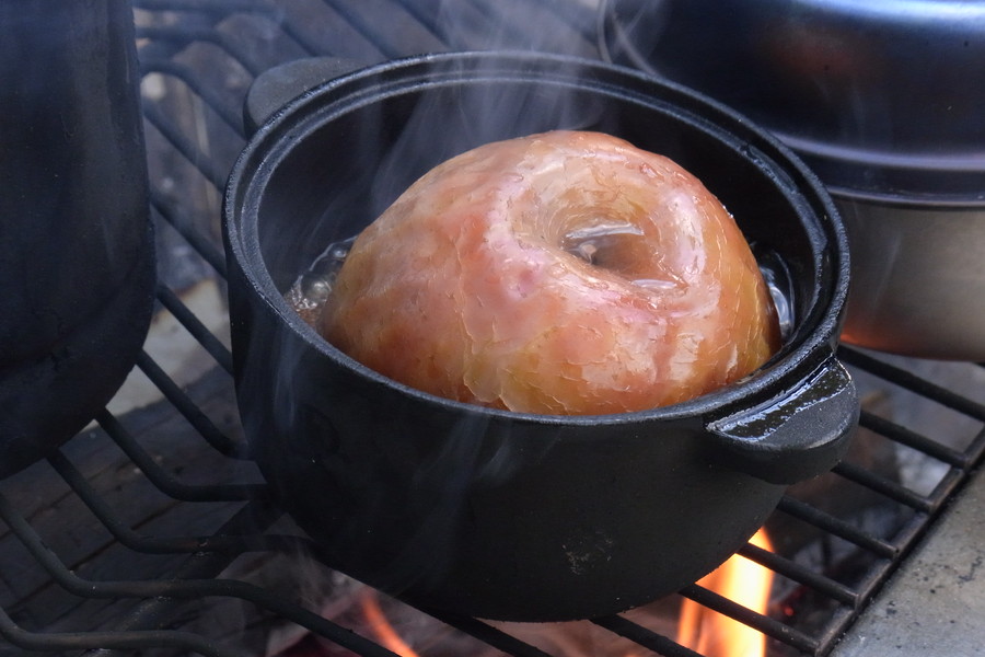 コロダッチで焼きリンゴ