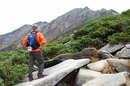 初登山・西穂独標 到達完結編