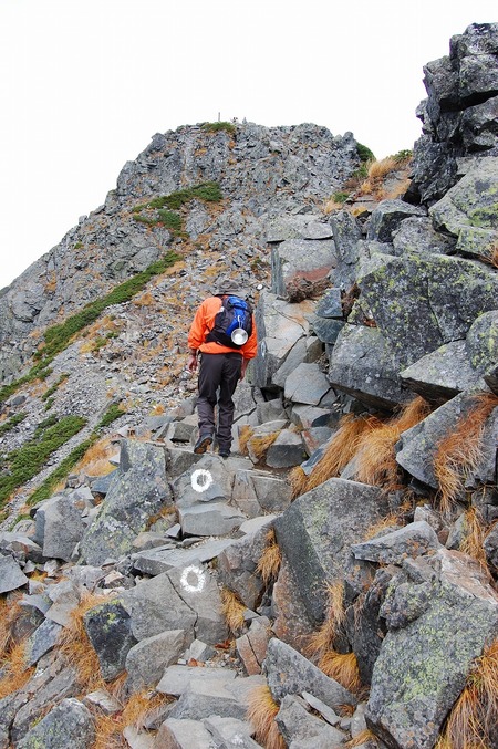 初登山・西穂独標 到達完結編