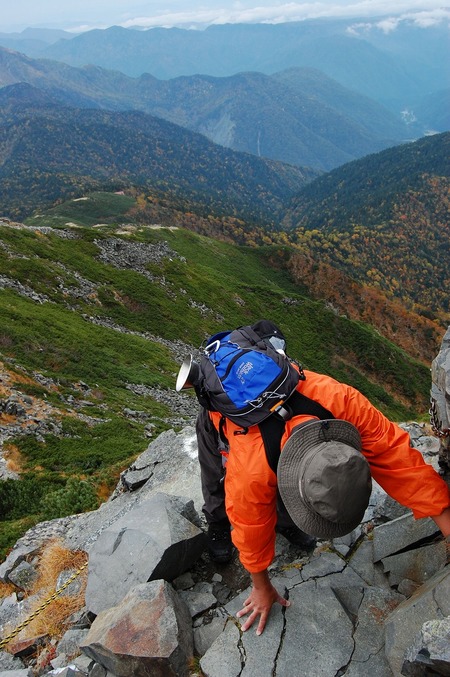 初登山・西穂独標 到達完結編