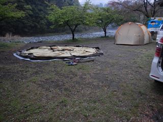 お花見キャンプ　in　青野原オートキャンプ場