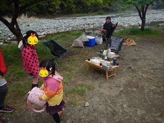 お花見キャンプ　in　青野原オートキャンプ場