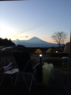 富士山 沢山キャンプ　　（by　乙女森林公園第2キャンプ場）