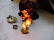 雪中おやじ〜ずin一色の森キャンプ場...1