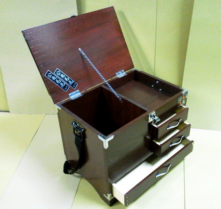 合切箱製作 その3(ほぼ完成)