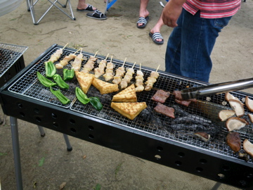 久宝寺緑地でBBQ