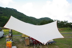 設営&場内はこんなん〜・湯の原温泉オートキャンプ場