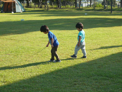 初父子キャンプ 〜四国三郎の郷〜