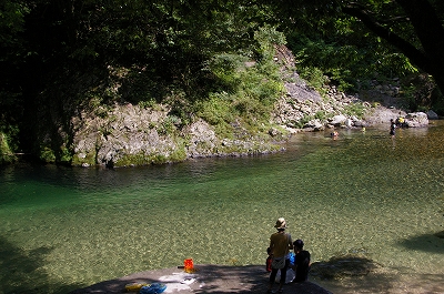 須川家族村で父子キャンプ♪