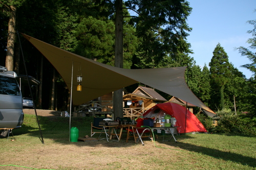 お盆キャンプin歌瀬キャンプ場