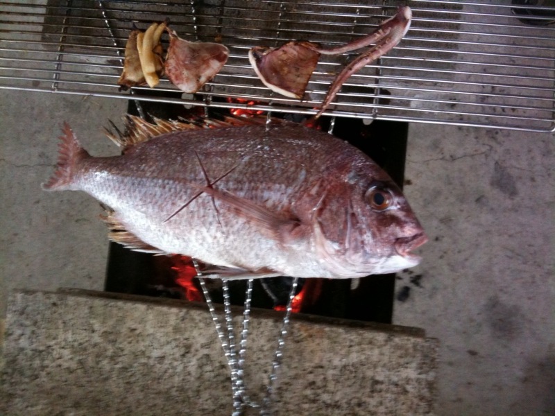 歌瀬キャンプ場 魚のさばき方教室&みんなDEバイキング