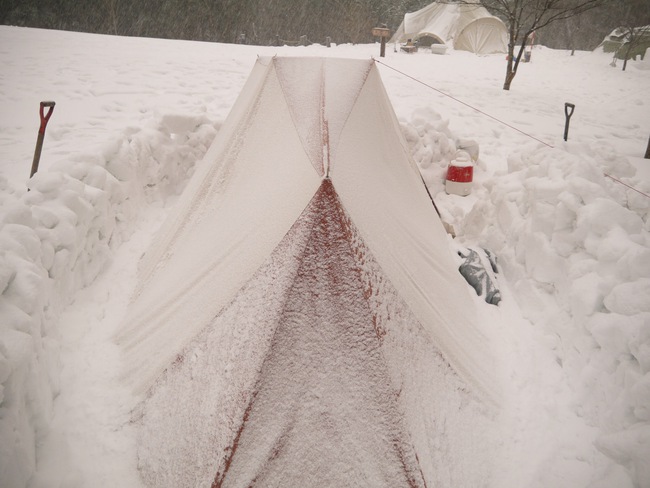 積雪1ｍ超！本物の雪中キャンプで実践したフルコットンの運用方法