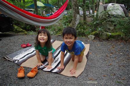 山伏オートキャンプ場(2012年8月4日.5日)1日目