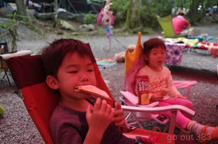 山伏オートキャンプ場(2012年8月4日.5日)2日目