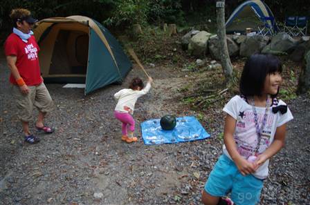 山伏オートキャンプ場(2012年8月4日.5日)2日目