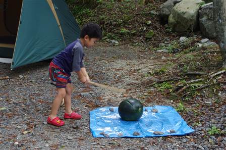 山伏オートキャンプ場(2012年8月4日.5日)2日目