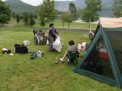 会社の仲間とかなやま湖でキャンプしてみた。 会社の仲間とかなやま湖でキャンプしてみた。
