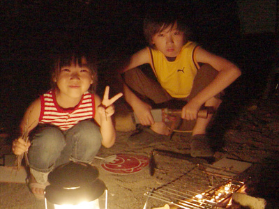 丸瀬布いこいの森キャンプ場でWファミキャンした。 丸瀬布いこいの森キャンプ場でWファミキャンした。