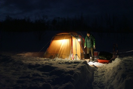 厳冬忍耐キャンプ＠２１世紀の森