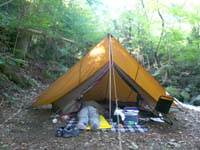 きのこキャンプ:主を待つ道具達