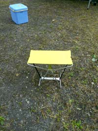 きのこキャンプ:主を待つ道具達