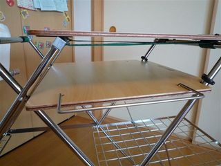 ここに棚が欲しかった! ユニフレーム キッチンシェルフ