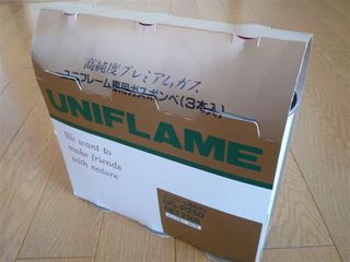 ユニフレームとイワタニ?のプレミアムなガス