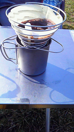 コーヒー中