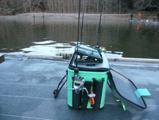 釣行123-フィッシングDoDoo、単独、最強寒波、小雪ちらつく