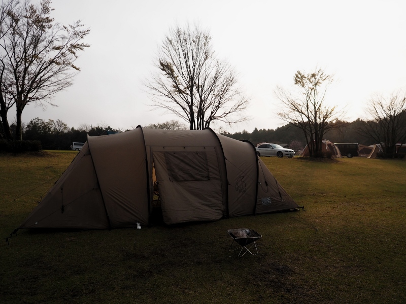 雨のち晴れキャンプ　やまぼうしオートキャンプ場