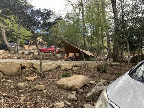 ナヤミナシの剣尾山からの杜のテラスCAMP ナヤミナシの剣尾山からの杜のテラスCAMP
