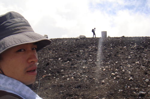 富士登山 2日目(七合目ー剣ヶ峰、そして下山)