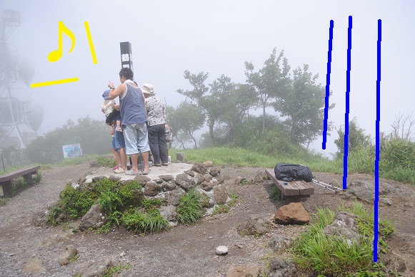 鶴見岳・・・イッキ〇山!?