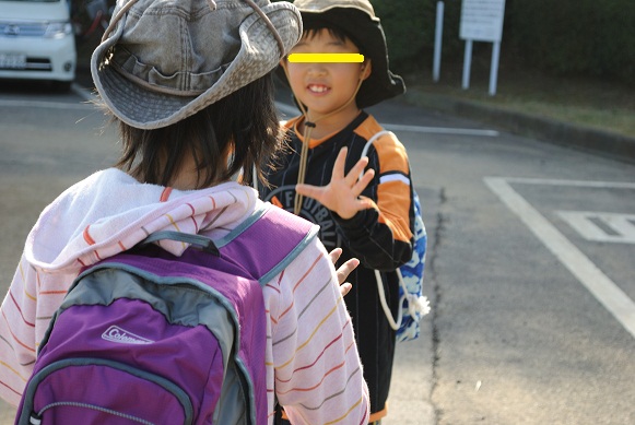 秋晴れ・・親子トレック?