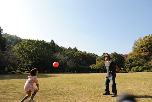 秋晴れ・・親子トレック?
