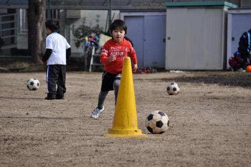 サッカースクールに参加!