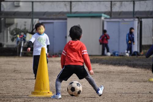 サッカースクールに参加!