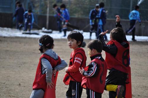 サッカースクールに参加!